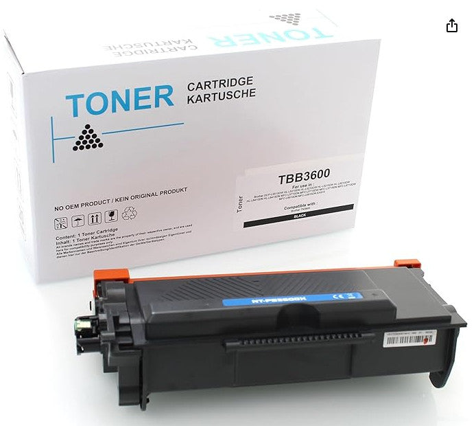 Toner compatibile per Brother TN3600 DCP-L5510 HL-L5210 MFC-L5710DN MFC-L5710DW