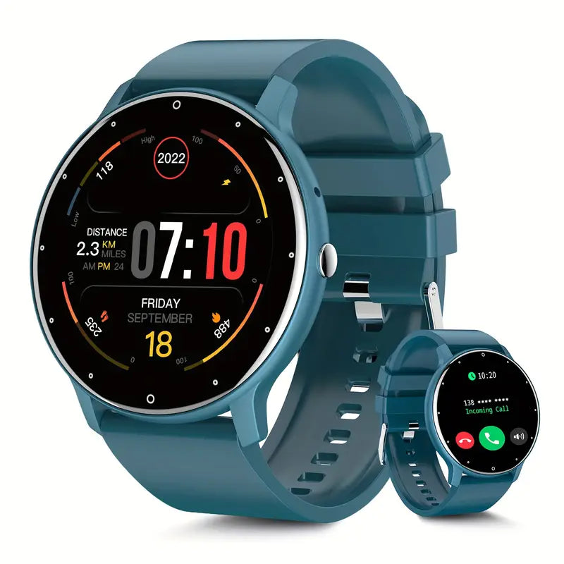 Smartwatch PEJE con Display HD da 3.25cm,, Chiamate Wireless, Controllo Remoto della Fotocamera, Tracker Fitness, Modalità Sportive Multiple & Notifiche di Messaggi, PEJE