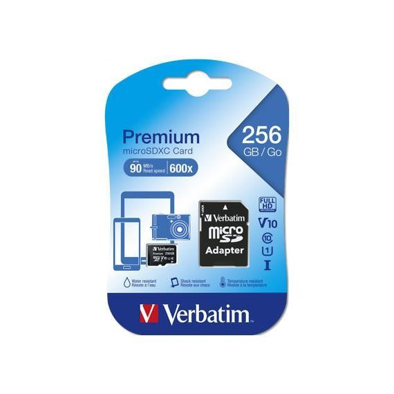 Memoria MicroSD Verbatim - Transflash - Class 10 - Con Adattatore Vari Formati