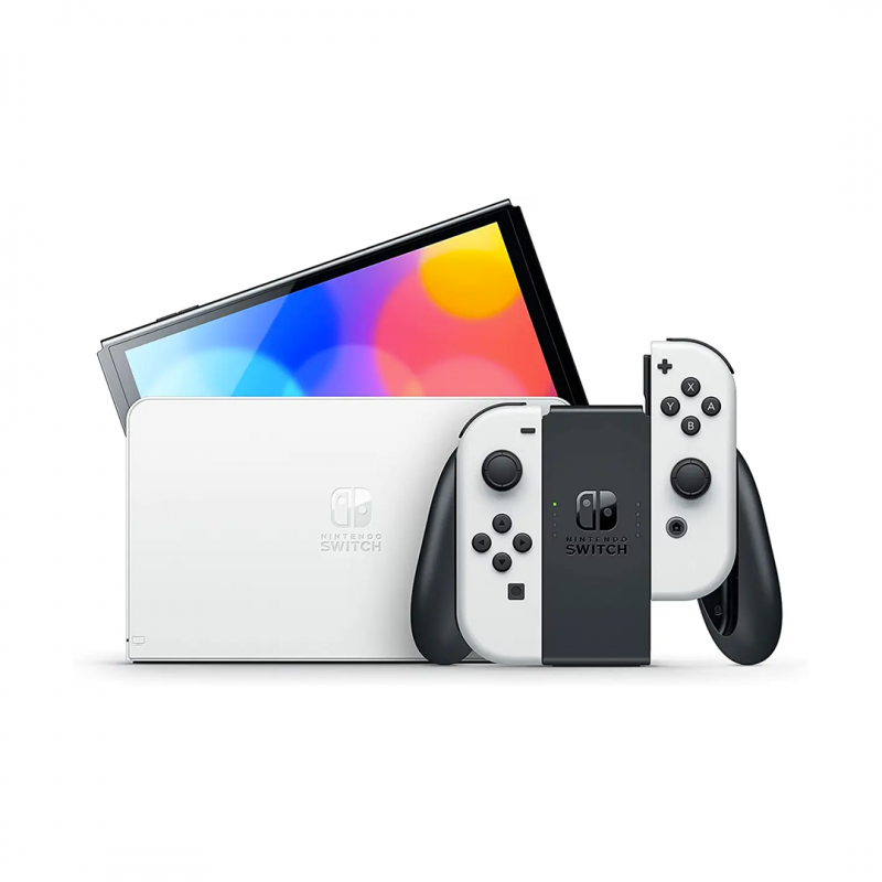 NINTENDO SWITCH OLED 64GB 7" BIANCO/NERO 045496453435