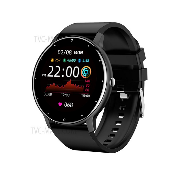 Orologio Smartwatch ZL02D nero black schermo 1.28" touchscreen fitness Bluetooth