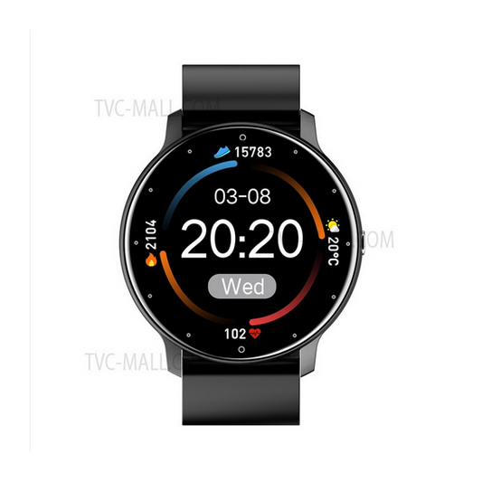 Orologio Smartwatch ZL02D nero black schermo 1.28" touchscreen fitness Bluetooth